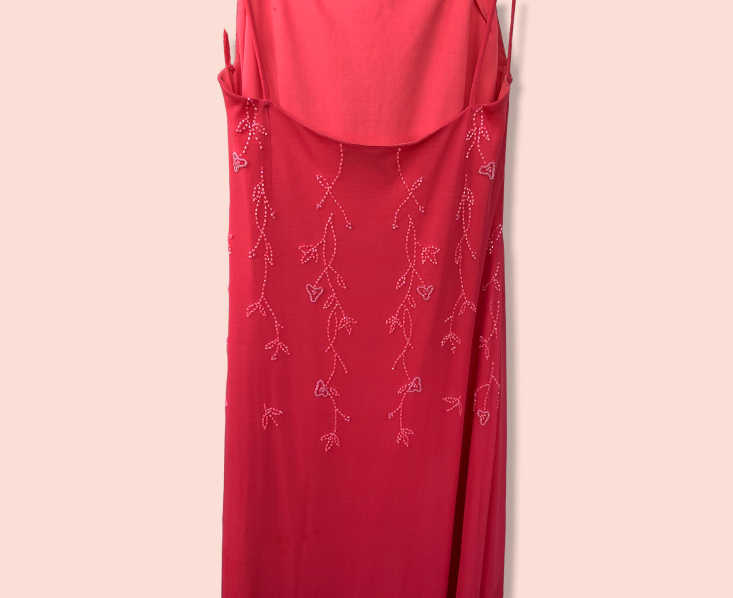 Vestido largo Fucsia
