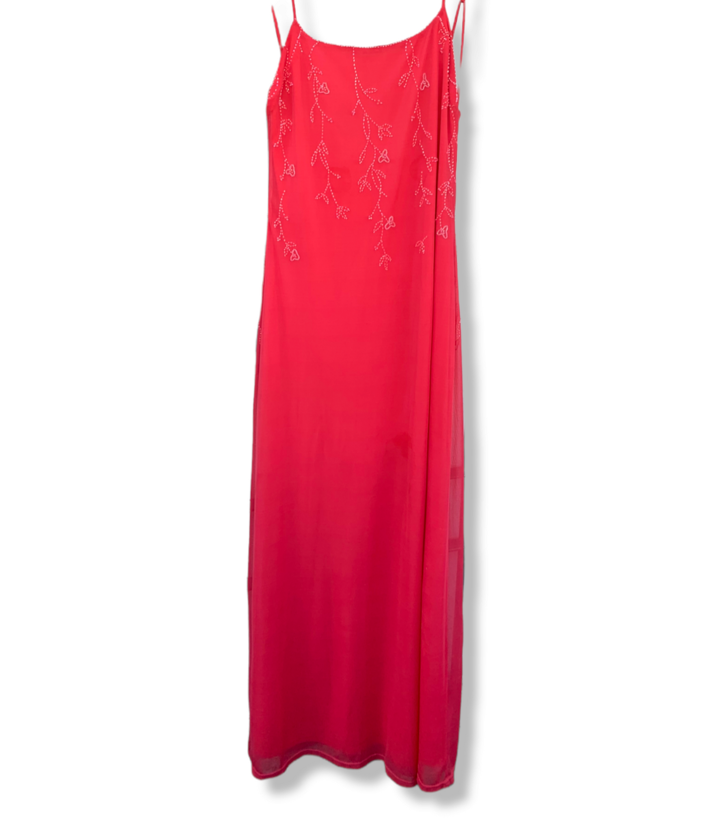 Vestido largo Fucsia