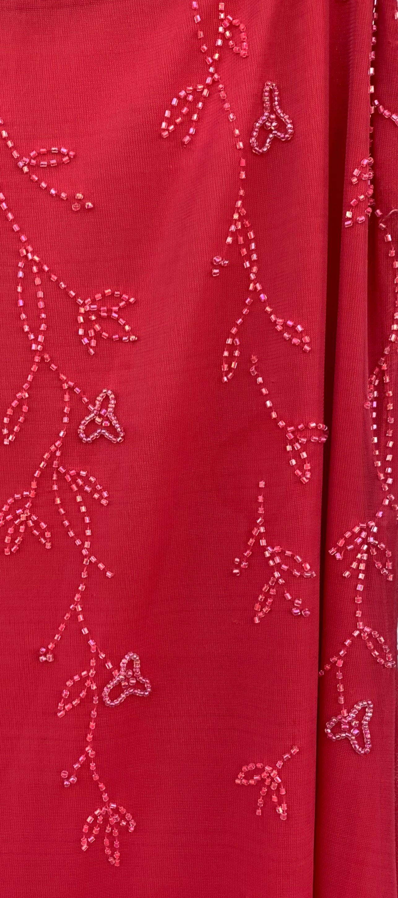 Vestido largo Fucsia
