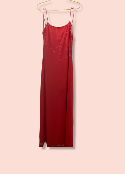 Vestido largo Fucsia